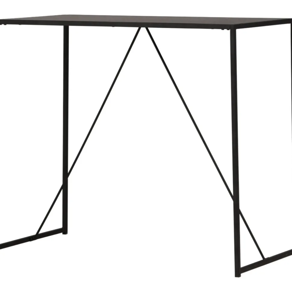 Brea barbord 120 x 60 cm - Svart