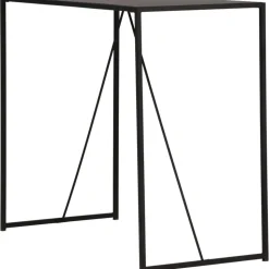 Brea barbord 120 x 60 cm - Svart