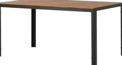 Break matbord 150 x 90 cm - Brun/Svart