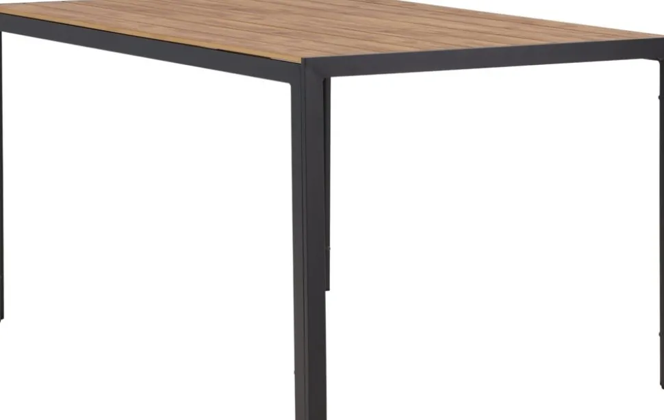 Break matbord 150 x 90 cm - Brun/Svart