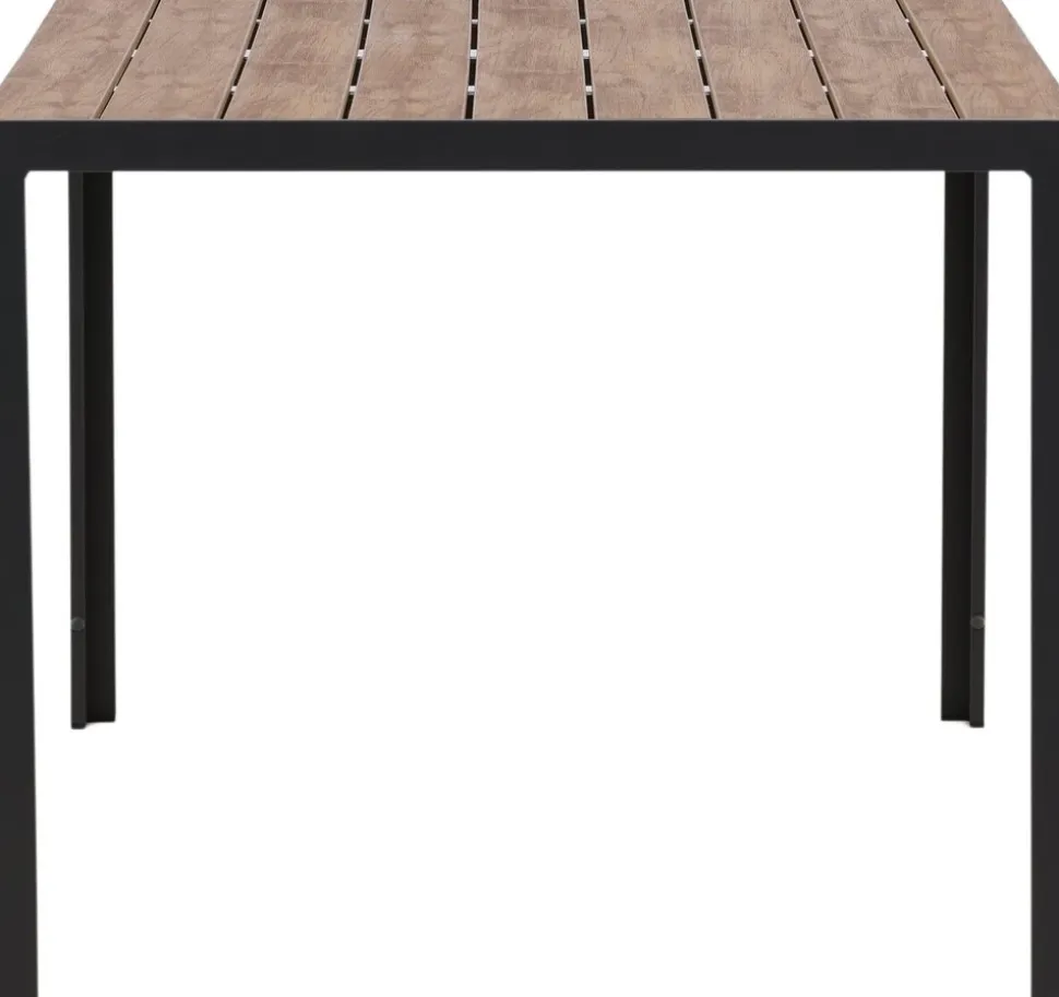 Break matbord 150 x 90 cm - Brun/Svart