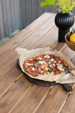 Break matbord 150 x 90 cm - Brun/Svart