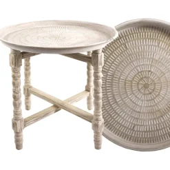 Brickbord Ø52 cm - Beige