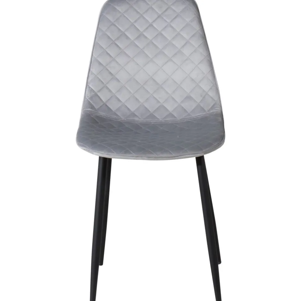 Bridge Diamond matstol - Grå sammet