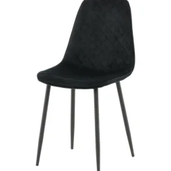 Bridge Diamond matstol - Svart sammet