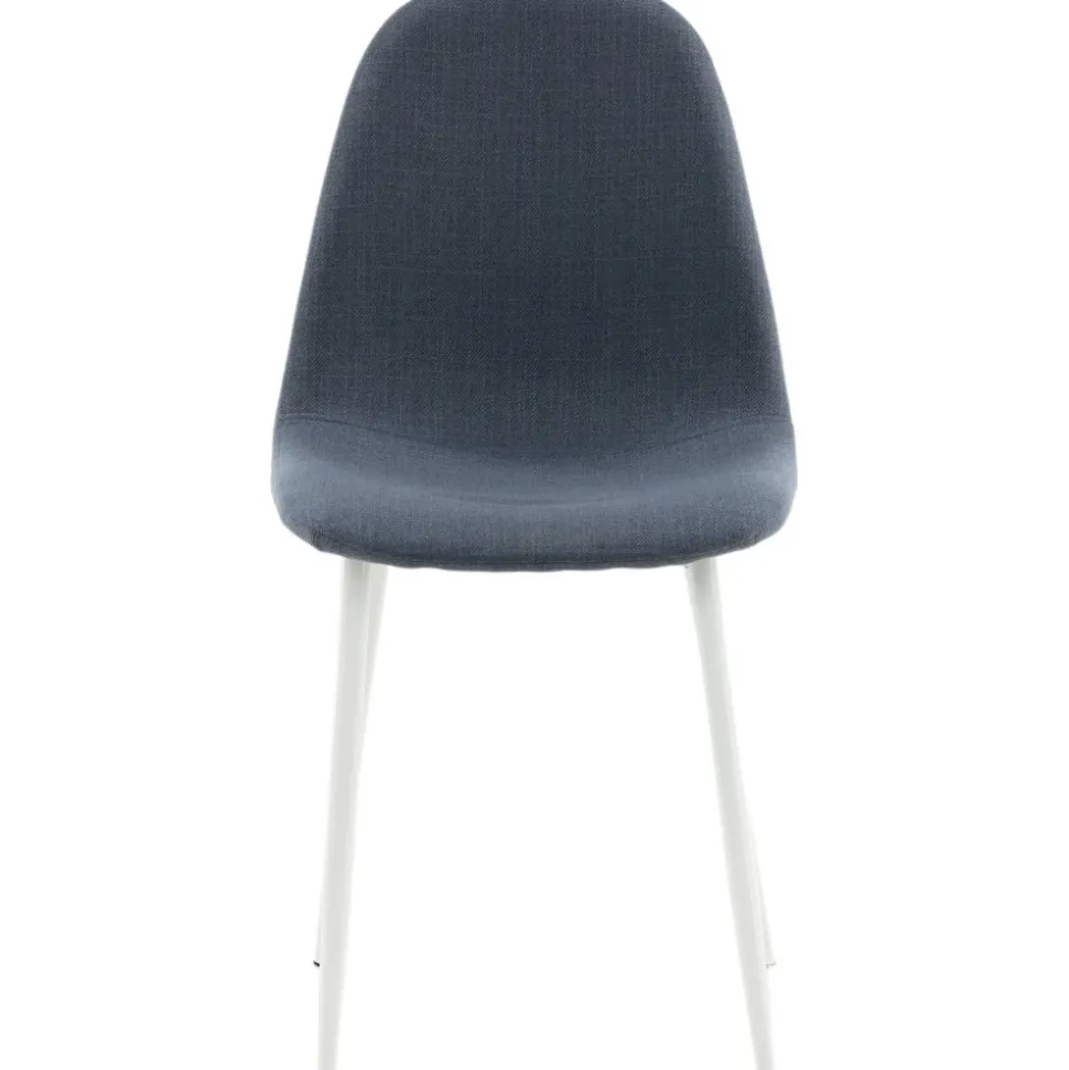 Bridge matstol - Blå/vit