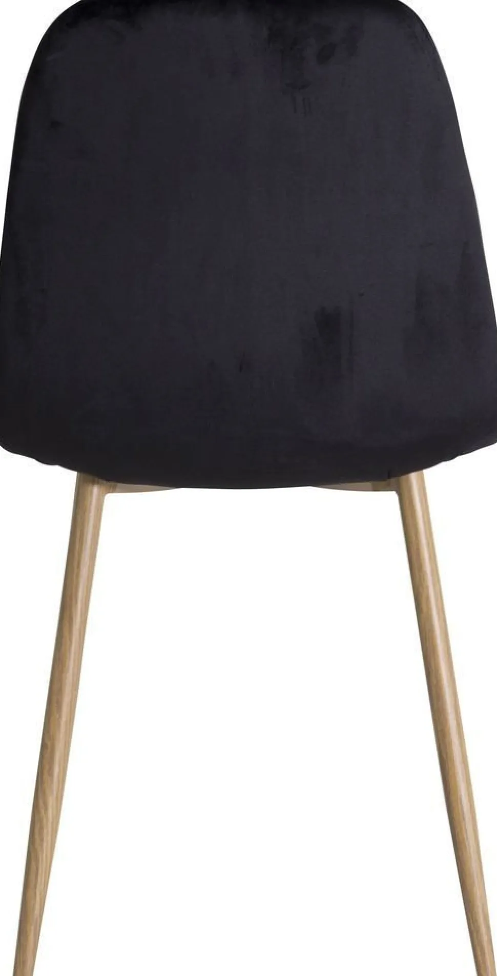 Bridge matstol - Ekimitation/svart sammet