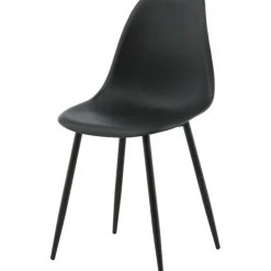 Bridge matstol - Svart plast