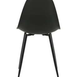 Bridge matstol - Svart plast