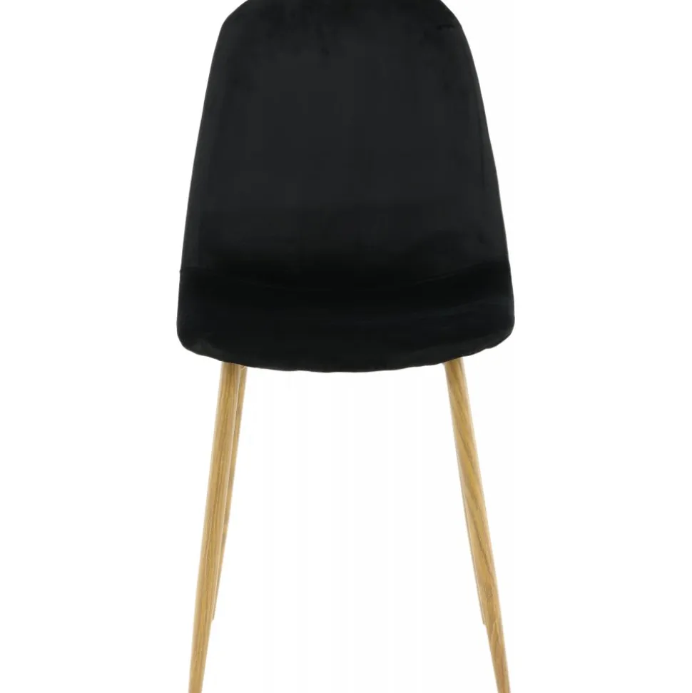 Bridge matstol - Svart/ljus valnöt