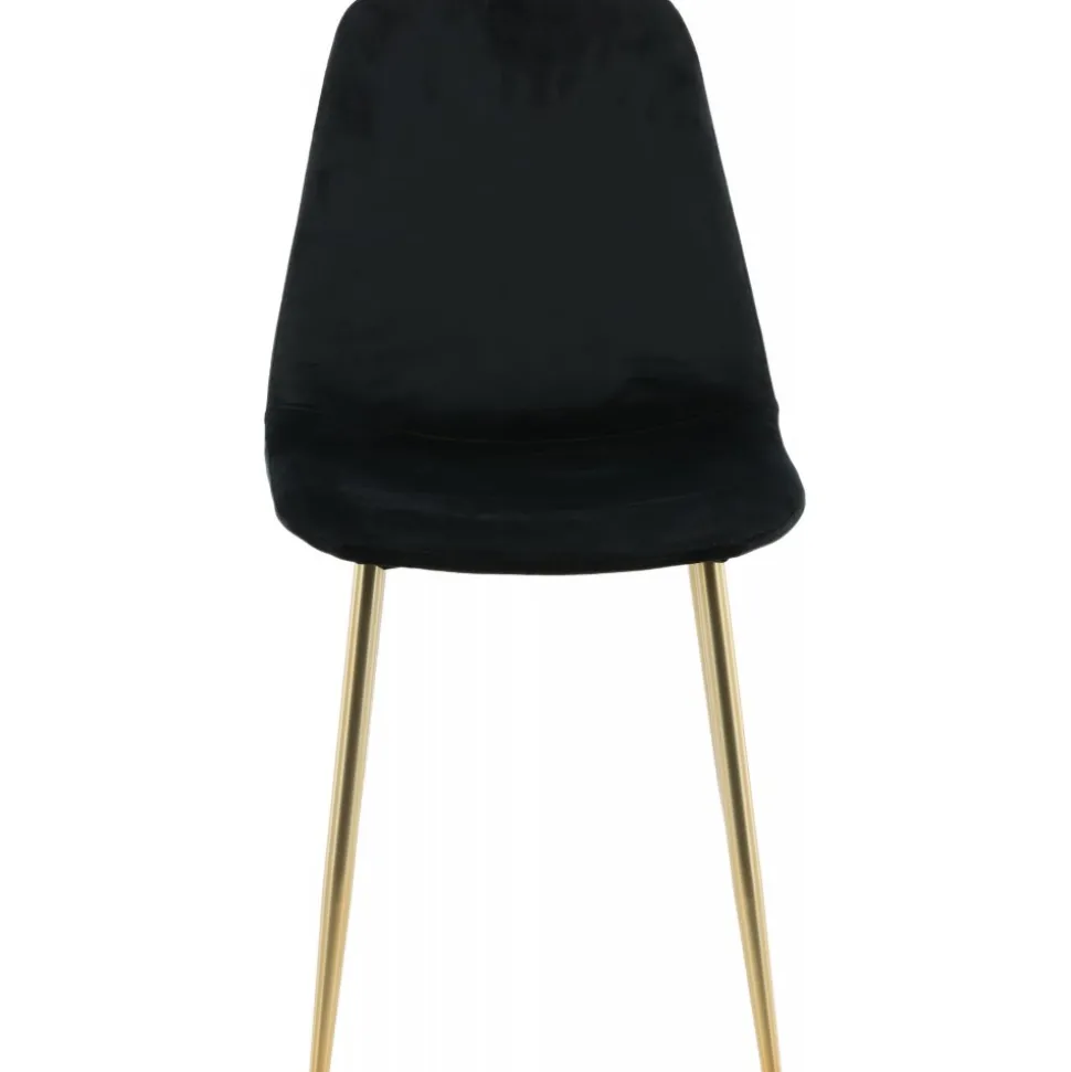 Bridge matstol - Svart/mässing