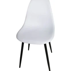 Bridge matstol - Vit plast