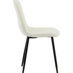 Bridge matstol - Vit teddy