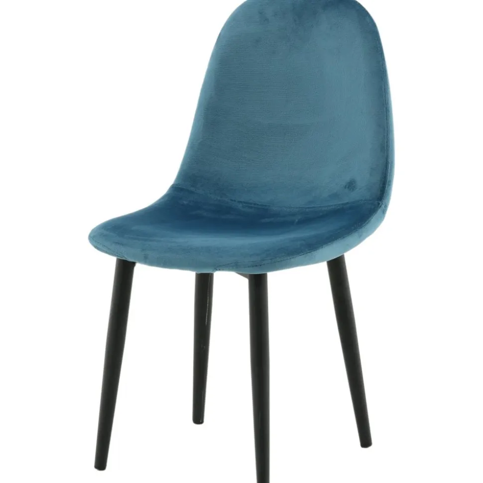 Bridge matstol XXS - Blå sammet