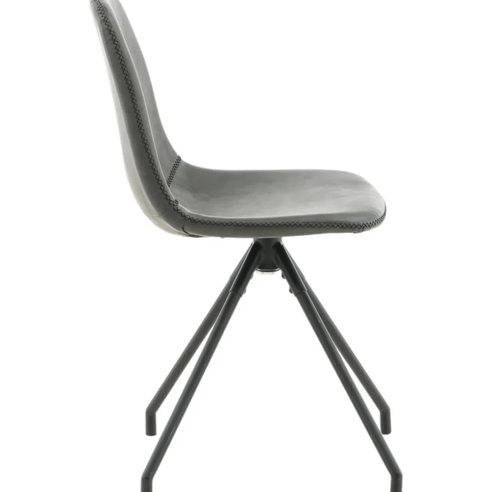 Bridge snurrbar matstol - Svart PU