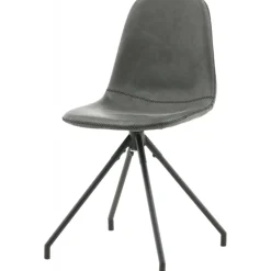 Bridge snurrbar matstol - Svart PU