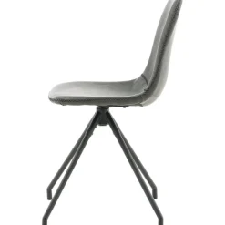 Bridge snurrbar matstol - Svart PU