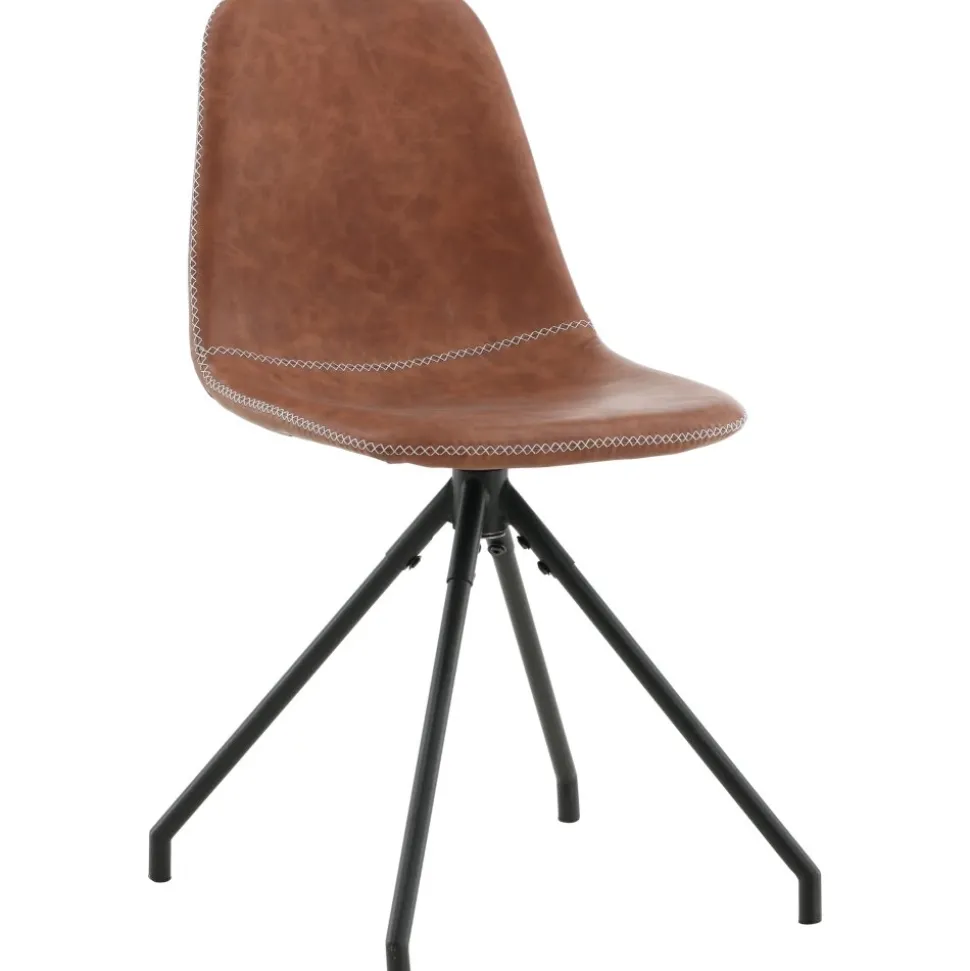 Bridge snurrbar matstol - Brun PU