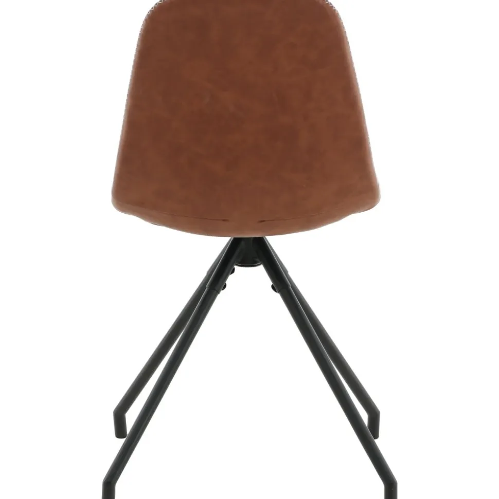 Bridge snurrbar matstol - Brun PU