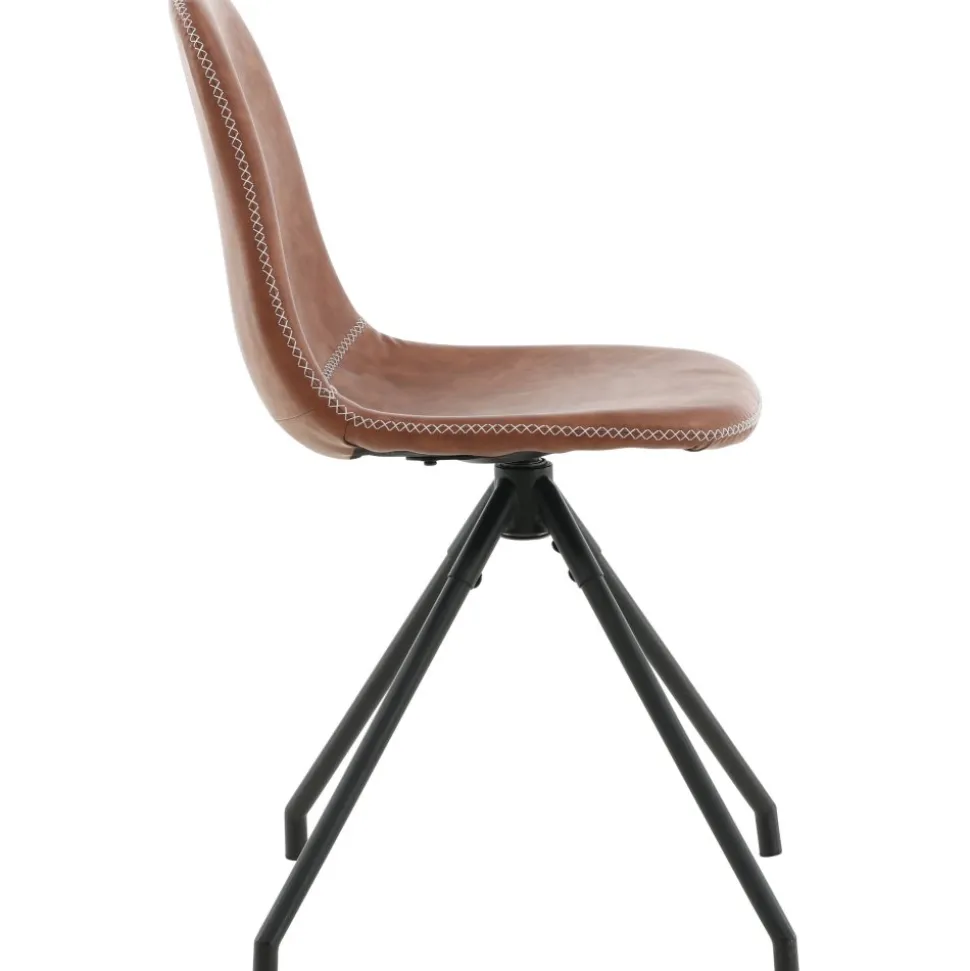 Bridge snurrbar matstol - Brun PU