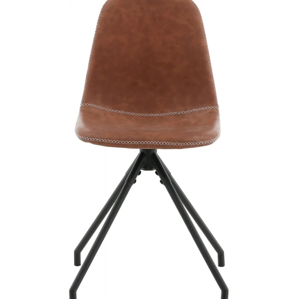 Bridge snurrbar matstol - Brun PU