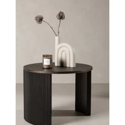 Bristol soffbord Ø60 cm - Mocka