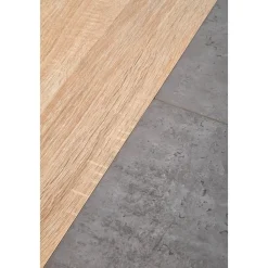 Brom matbord 120-160 x 80 cm - Ek/grå