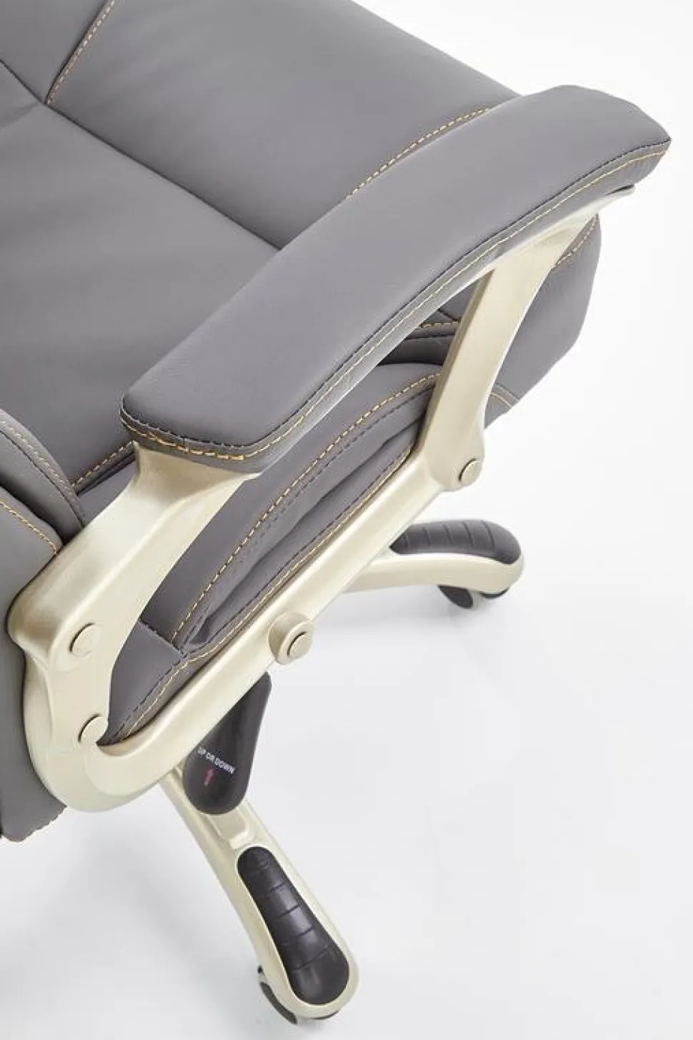 Brooke kontorsstol i grå PU