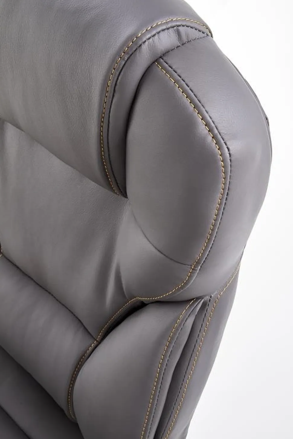 Brooke kontorsstol i grå PU