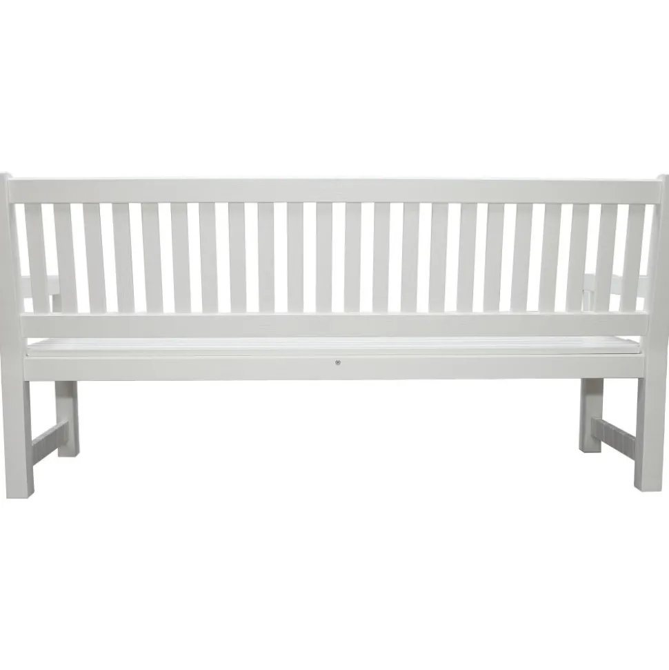 Brooklyn sittbänk - Vit + Rengöringsmedel för utemöbler