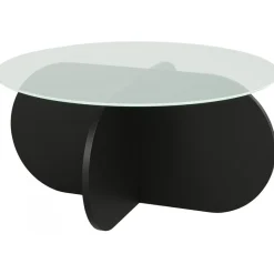 Bubbel soffbord Ø75 cm - Svart