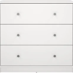 Byrå med 3 lådor - Vit