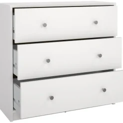 Byrå med 3 lådor - Vit