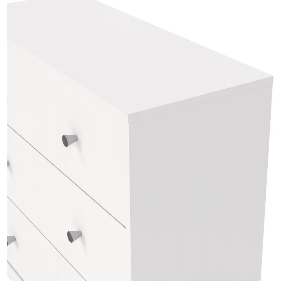 Byrå med 3 lådor - Vit
