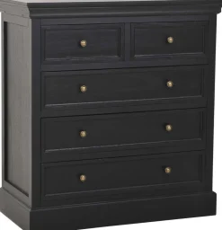 Byrå svart - Bristol + Möbeltassar