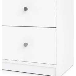 Byrå vit med 6 lådor 143 cm bred + Textilrengöring för möbler