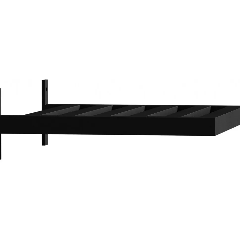 Caen sidobord 35 x 30 cm - Svart