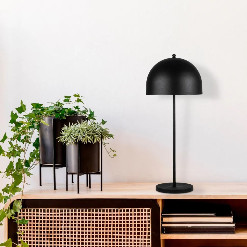 Can bordslampa - Svart