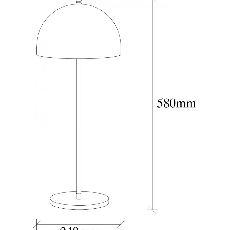 Can bordslampa - Svart