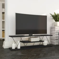 Canaz TV-bänk - Antracit/grå