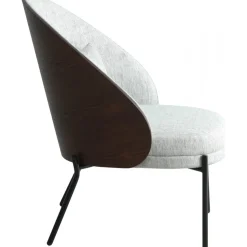 Canelas fåtölj Ljusgrå/Mörkbrun