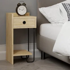 Canis sängbord - Ek