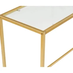 Canvas avlastningsbord - Guld