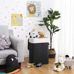 Carolin tvättkorg 72 l - Svart