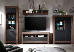 Carrie vägghylla 140 cm - Brun ek