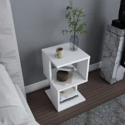 Carter sängbord - Vit