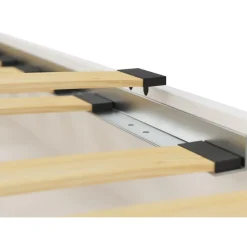 Casa vit barnsäng med utdragbar extrabädd 80x180 cm inklusive madrasser