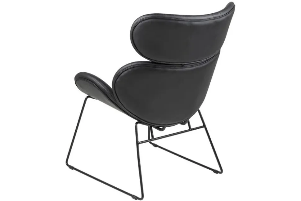 Casar fåtölj i svart PU + Fläckborttagare för möbler