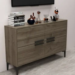 Catarina TV-bänk - Valnöt