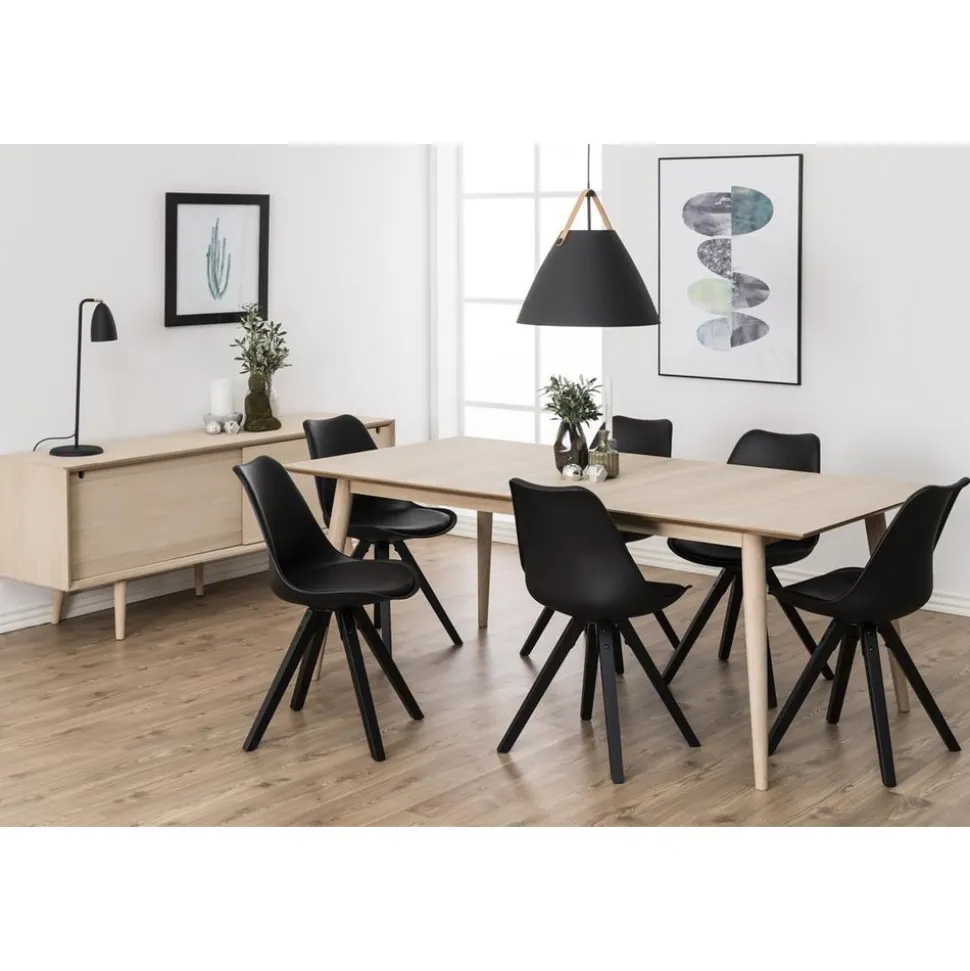 Century matbord 200 cm - Vitpigmenterad ek